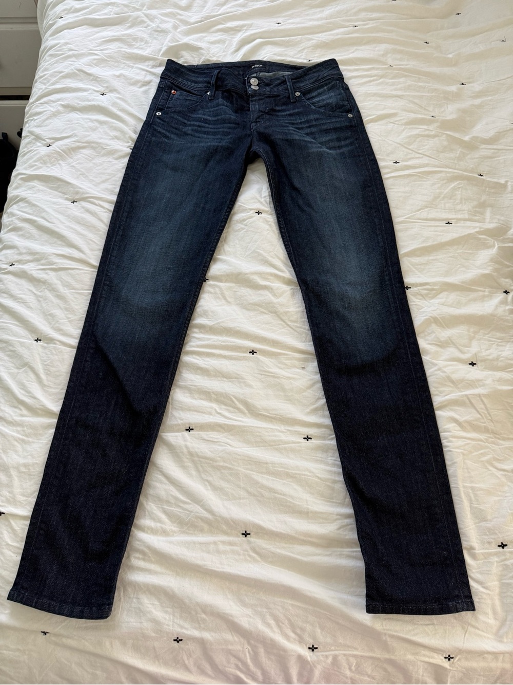 Dark Wash Straight Leg Jeans